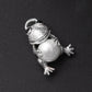 Cute Frog Silver Pendant GemsRush
