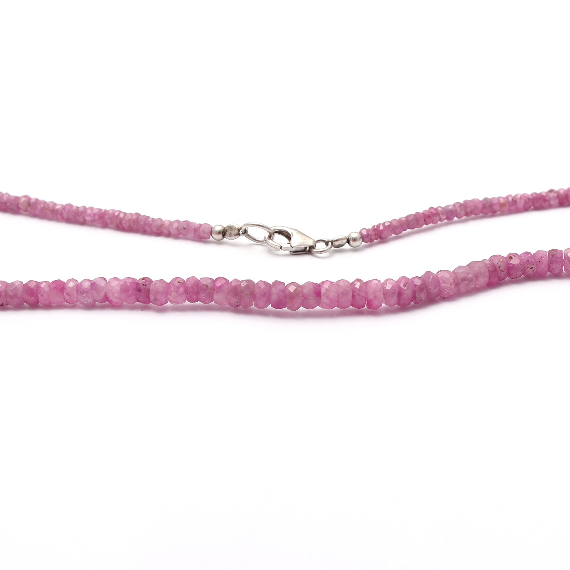 Dainty Ruby Necklace, Beaded Handmade Necklace, Birthday Gift For Wife GemsRush