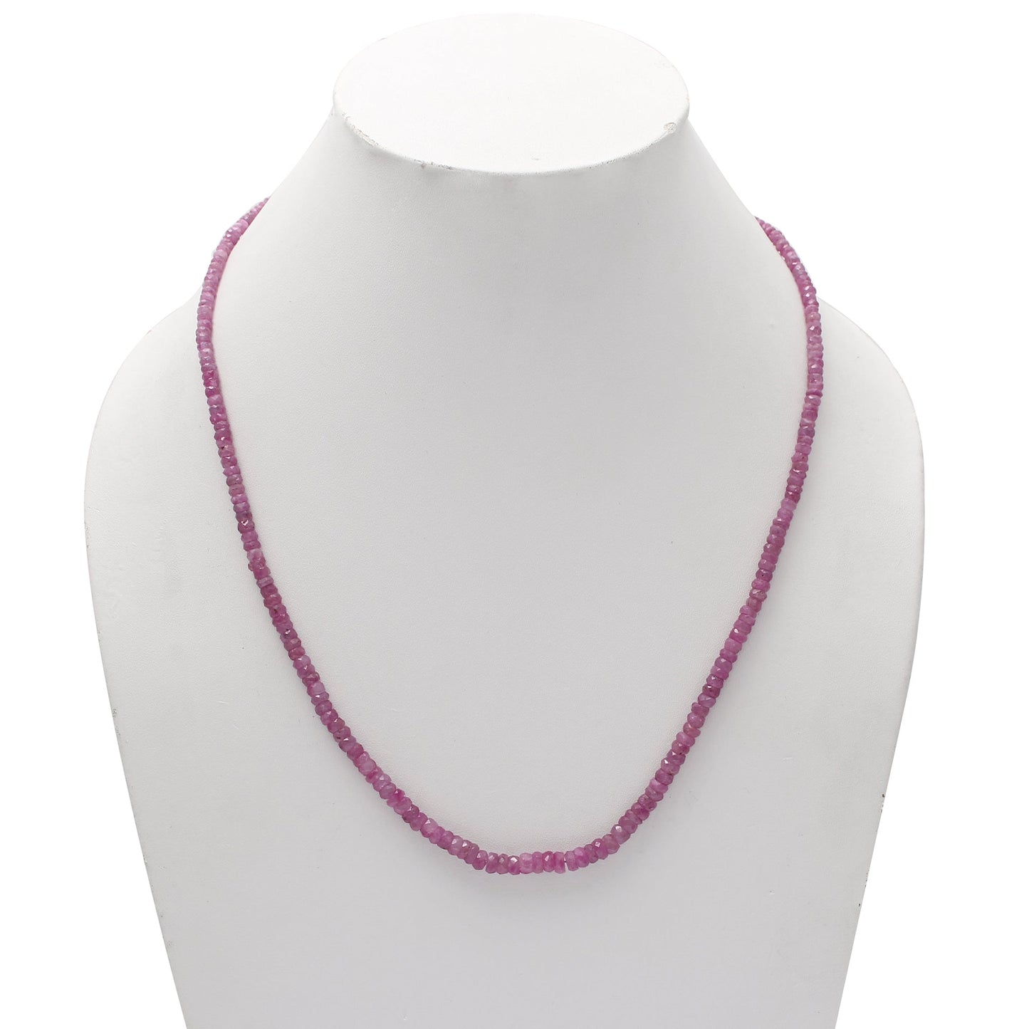Dainty Ruby Necklace, Beaded Handmade Necklace, Birthday Gift For Wife GemsRush