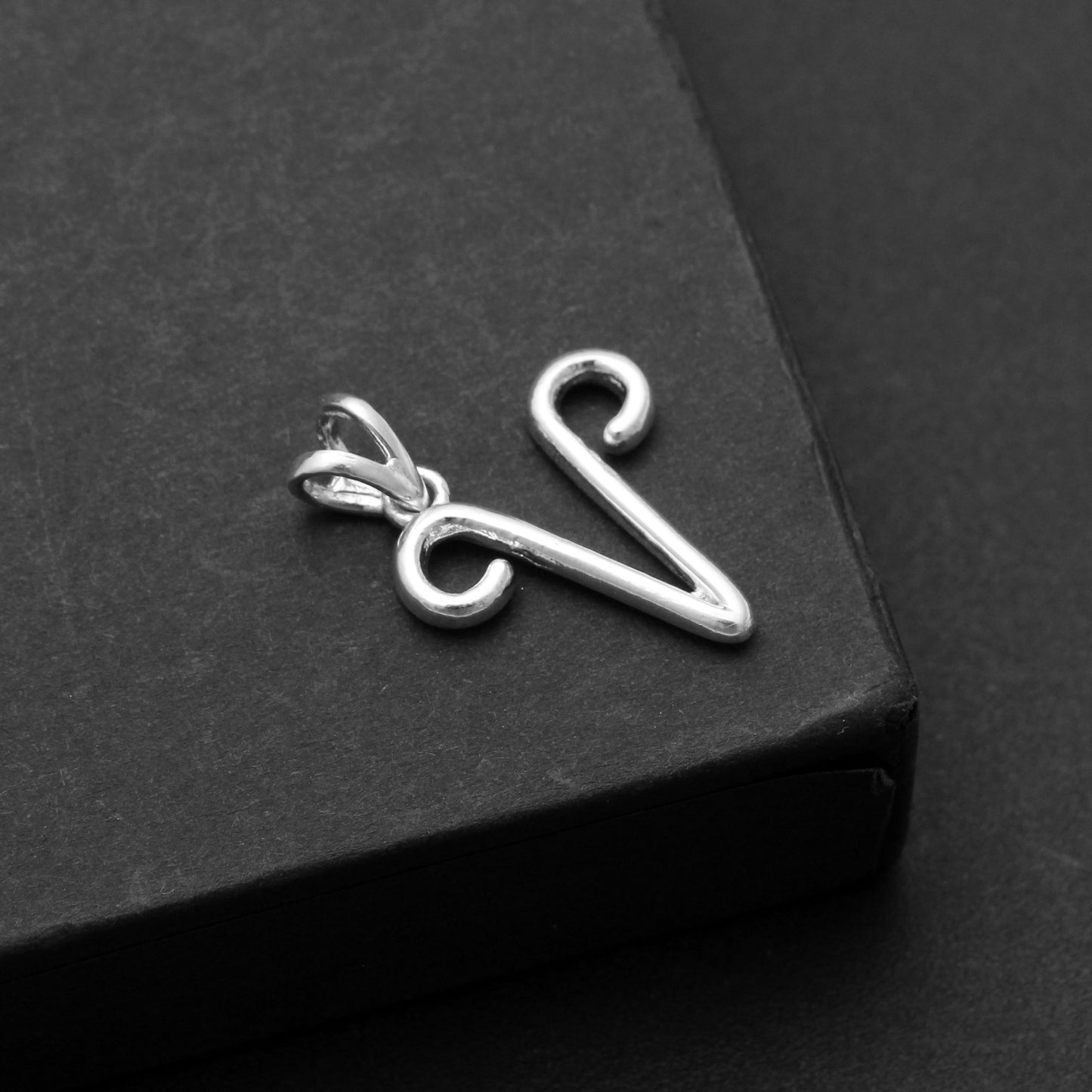 Dainty Zodiac ARIES Sign Pendant, 925 Sterling Silver Pendant, Gift For Daughter