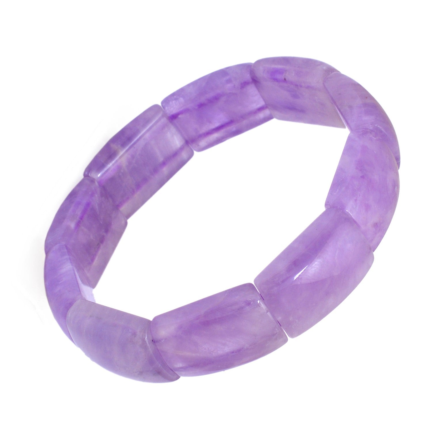 Lavender Amethyst Stretchable Bracelet GemsRush