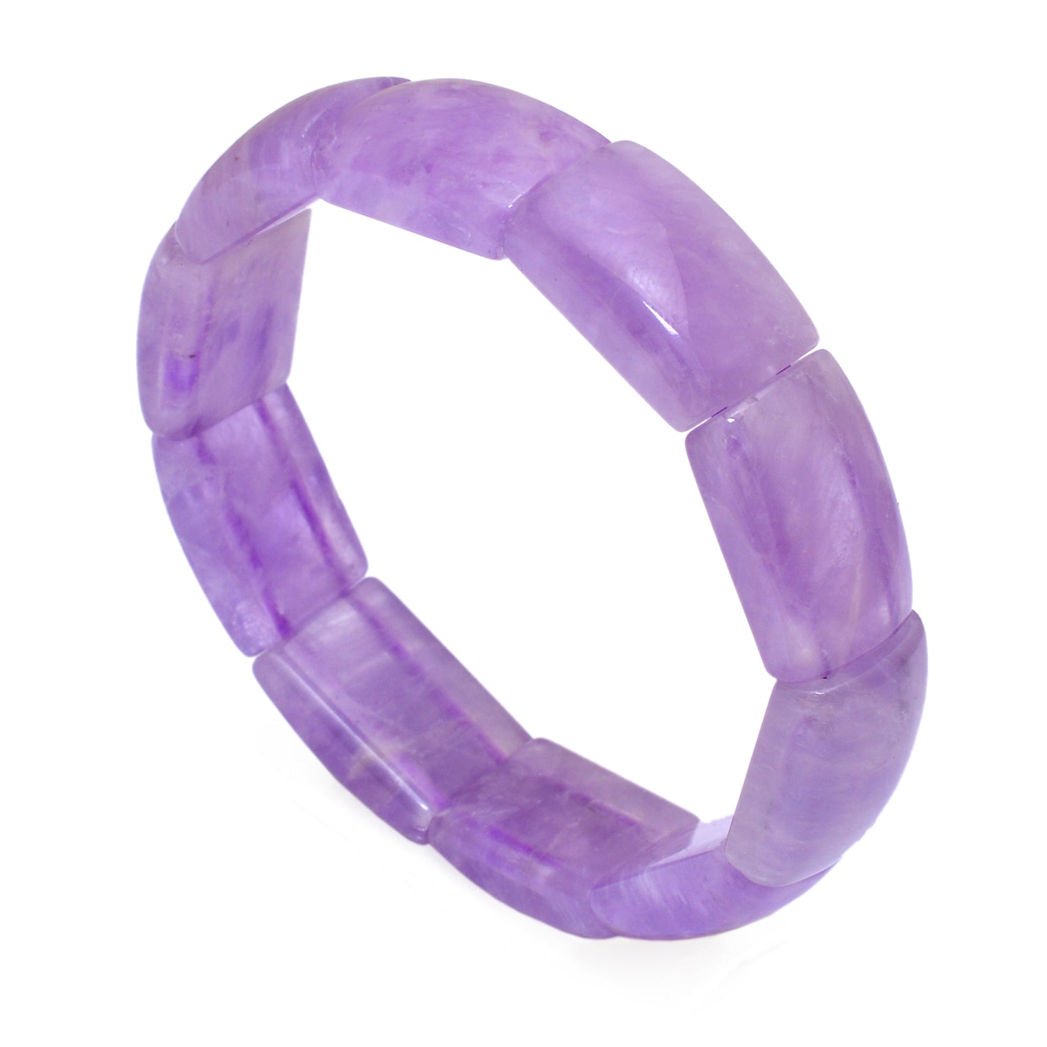 Lavender Amethyst Stretchable Bracelet GemsRush