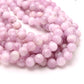 Lavender Kunzite Round Beads 8 mm, Handmade Jewelry Making Strand 8 Inches GemsRush
