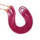 Luxurious Natural Ruby Sarafa 4 Layered Necklace Every Women Choice GemsRush