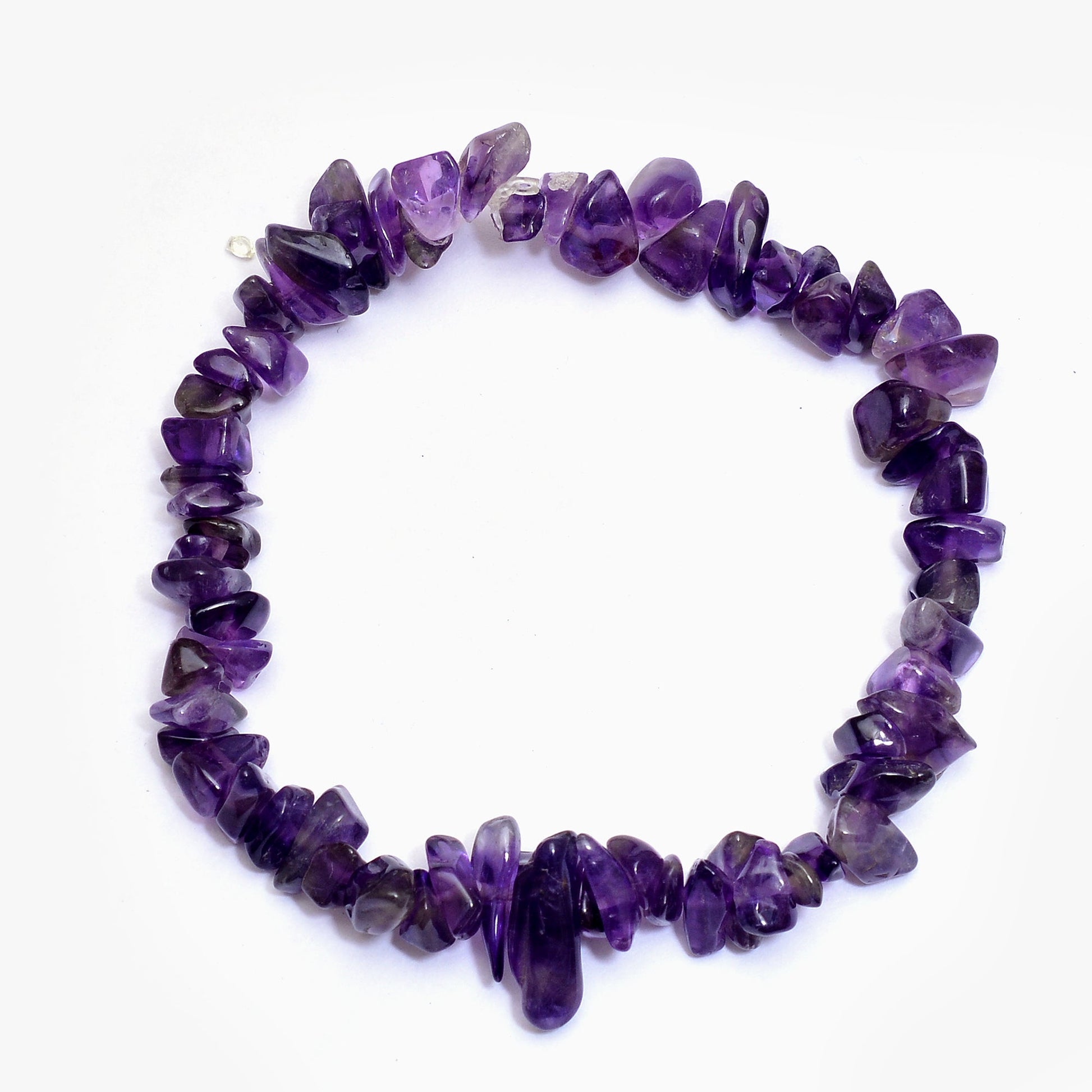 Natural Amethyst Gemstone Stretchable Bracelet - Adorable Jewelry For Women GemsRush
