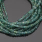 Natural Emerald Faceted Beads Necklace , Gift For Women . GemsRush