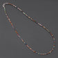 Natural Multi Tourmaline Beaded Necklace, Micro Faceted Round Necklace Gift For Women. GemsRush