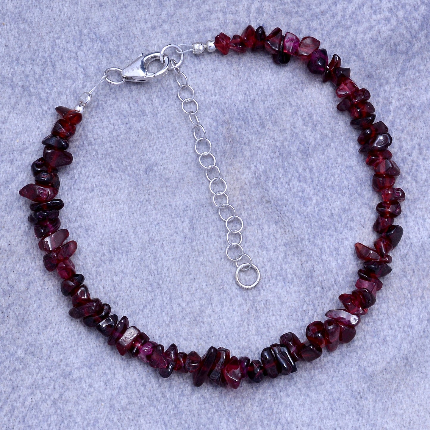 Natural Red Garnet Bracelet For women | Garnet Jewelry For Her GemsRush
