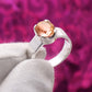 Orange Topaz Simple Band Ring ( 7 Us Ring Size ) GemsRush