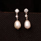 Pearl & Cubic Zirconia Earring GemsRush