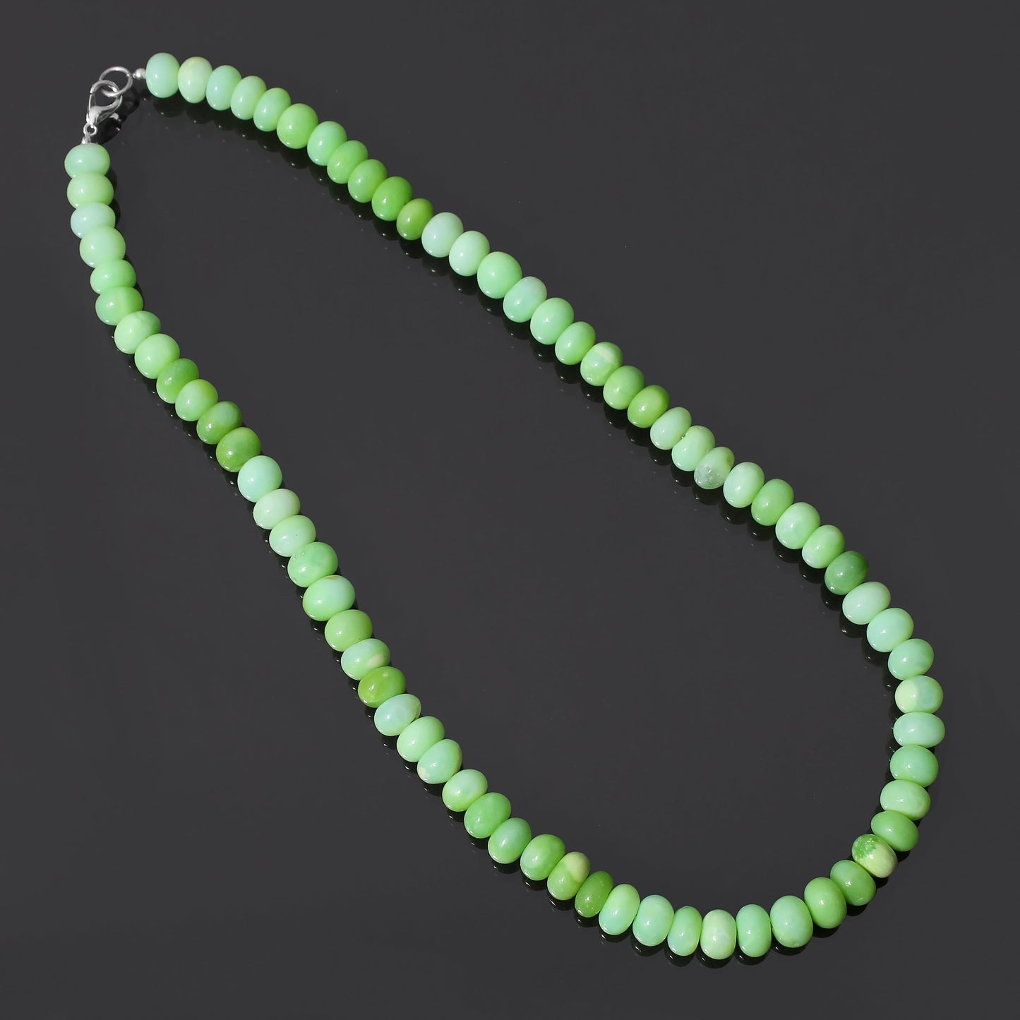 Peruvian Green Opal Beaded Necklace, Casual Wear Necklace For Her/Him GemsRush