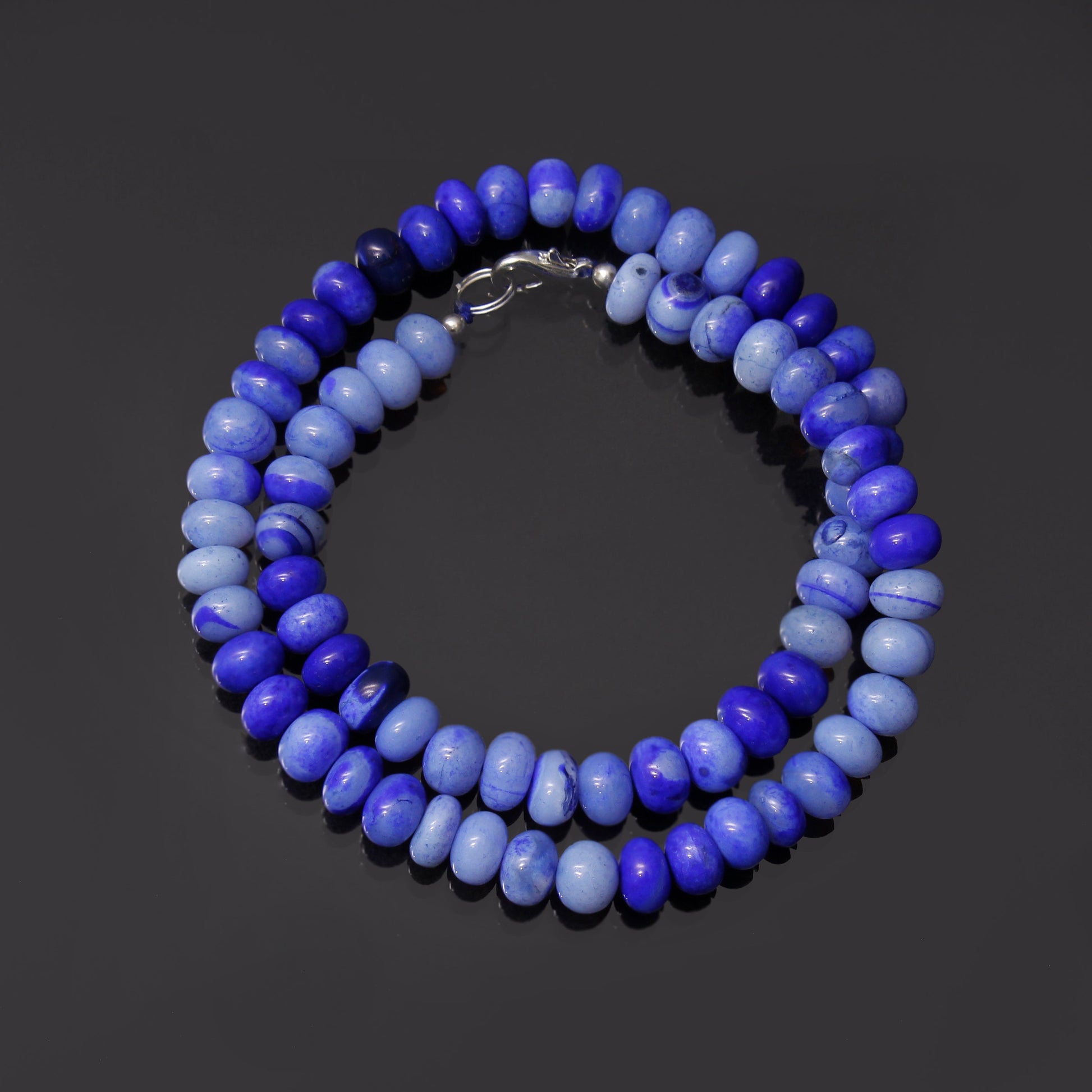 Purple Opal Beaded Necklace GemsRush