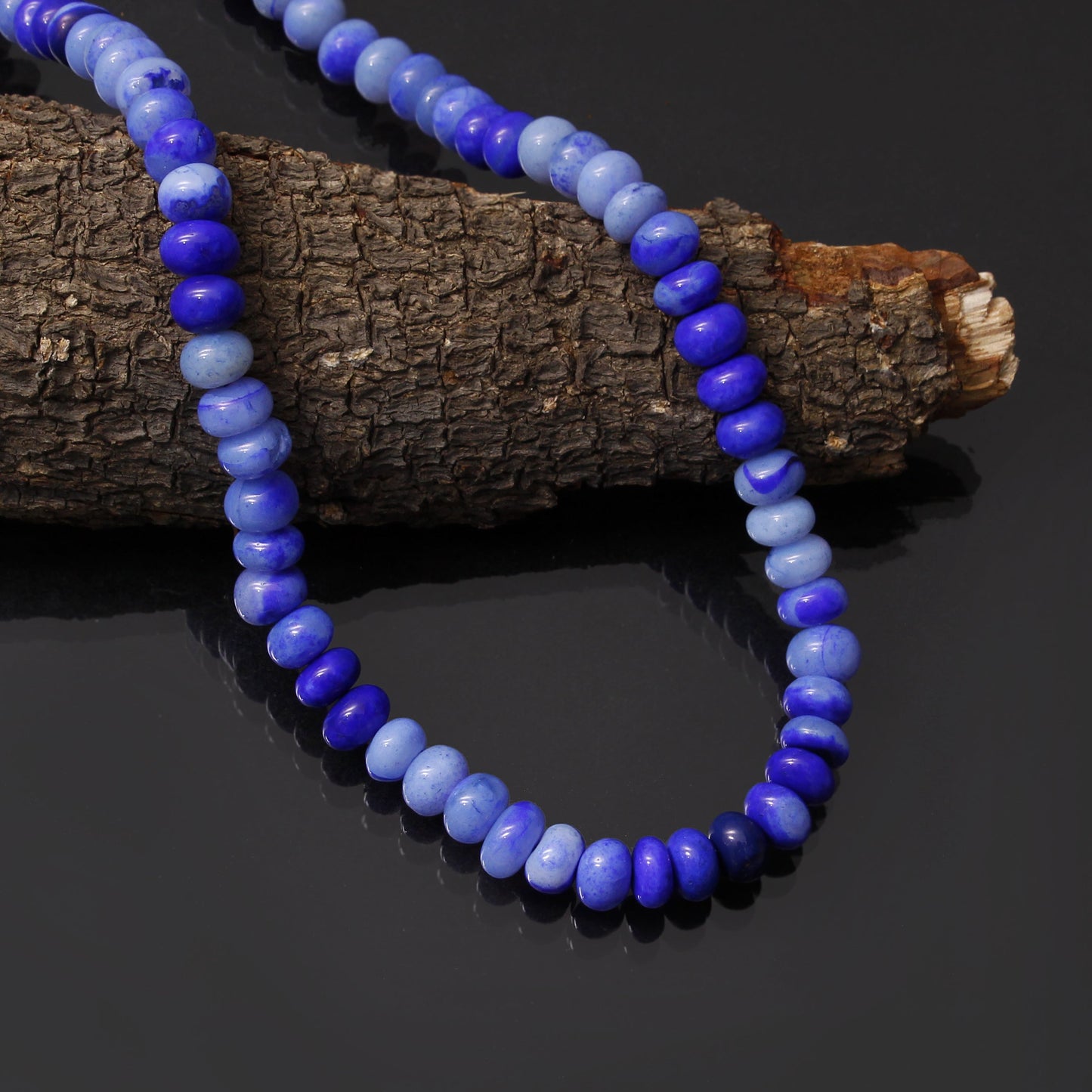 Purple Opal Beaded Necklace GemsRush