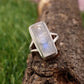 Rainbow Moonstone Silver Ring (  US- 6 3/4 Ring Size ) GemsRush