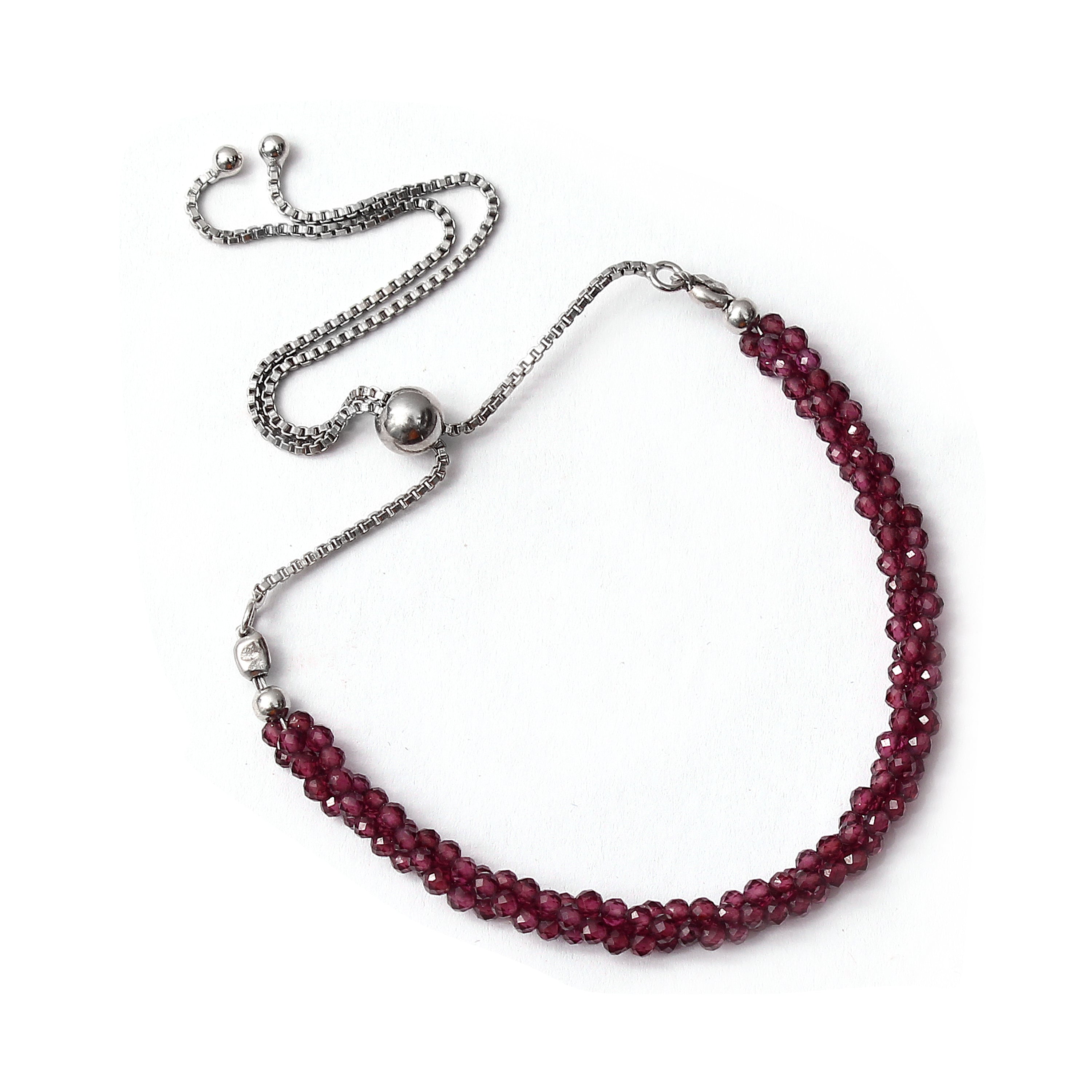 Rhodolite on sale garnet bracelet