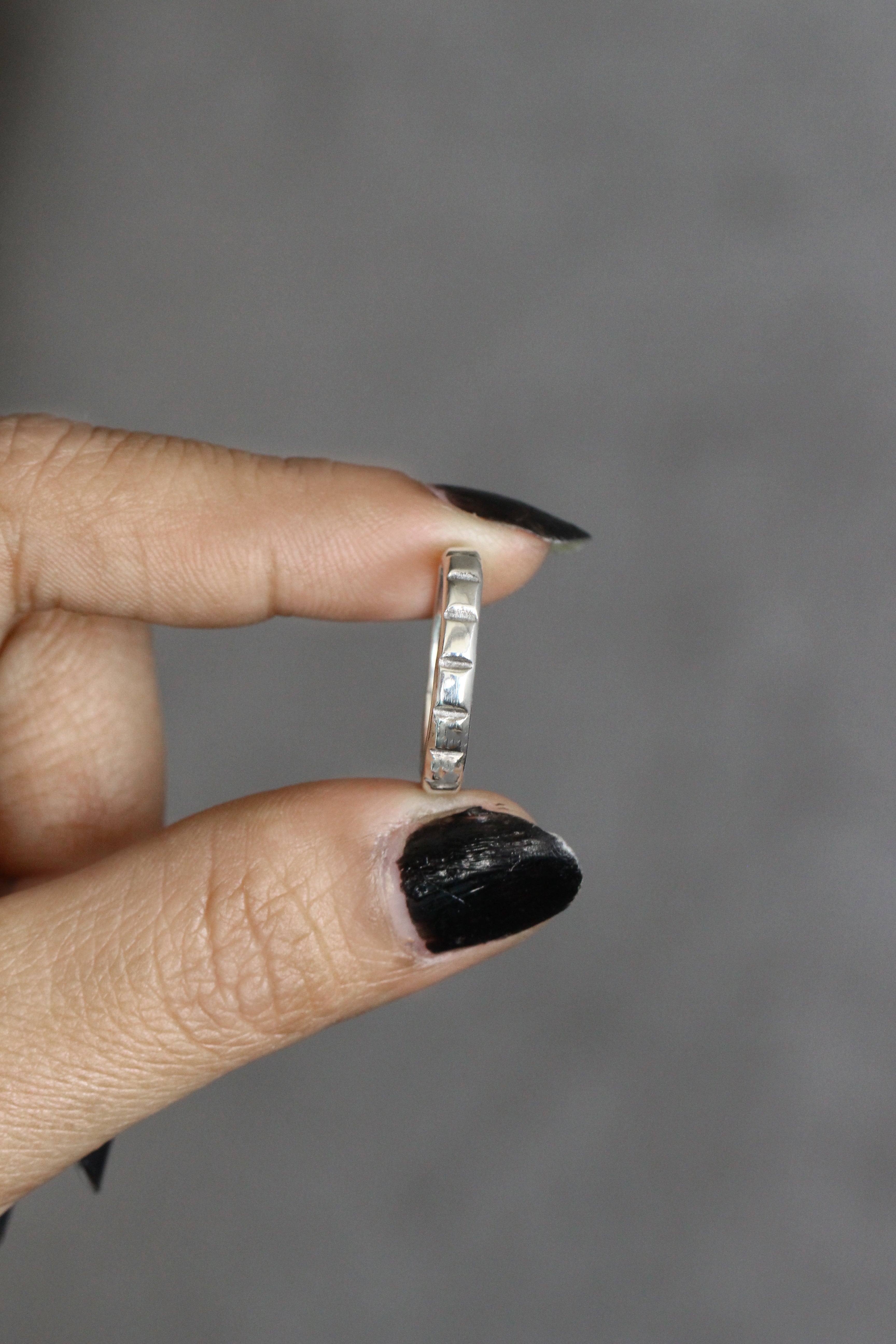Blue Diamond Sterling Silver Ring For Girls | Silveradda