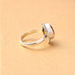 Statement Gold Citrine Silver Ring ( 7 US Ring Size ) GemsRush